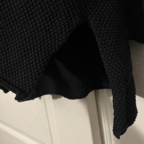 FP Beach Free People Beach Sz L Hailee Waffle Knit Oversized Sweater Button - Picture 10 of 12